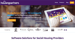 Desktop Screenshot of housingpartners.co.uk