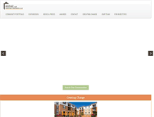Tablet Screenshot of housingpartners.com